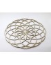 Torus Sembolü | Kutsal Geometri | Gold | 25 cm