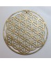 Yaşam Çiçeği Sembolü | Kutsal Geometri | Gold | 25 cm