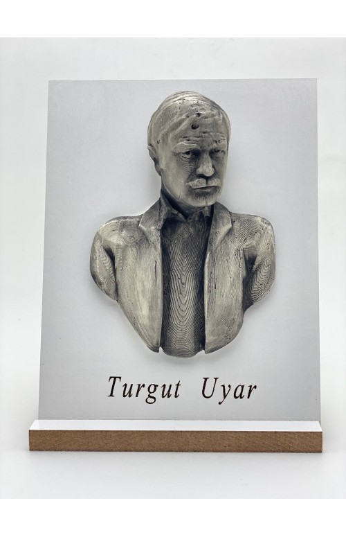 Turgut Uyar Ayaklı 3D heykel Tablo